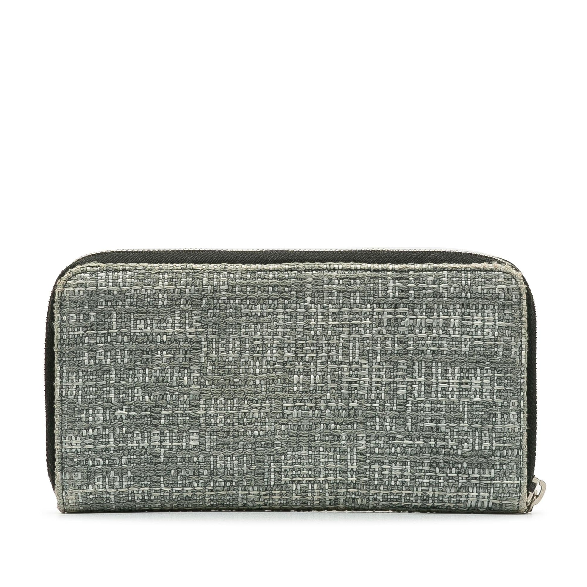 Chanel Tweed Deauville Continental Wallet (SHG-wkaU2P)