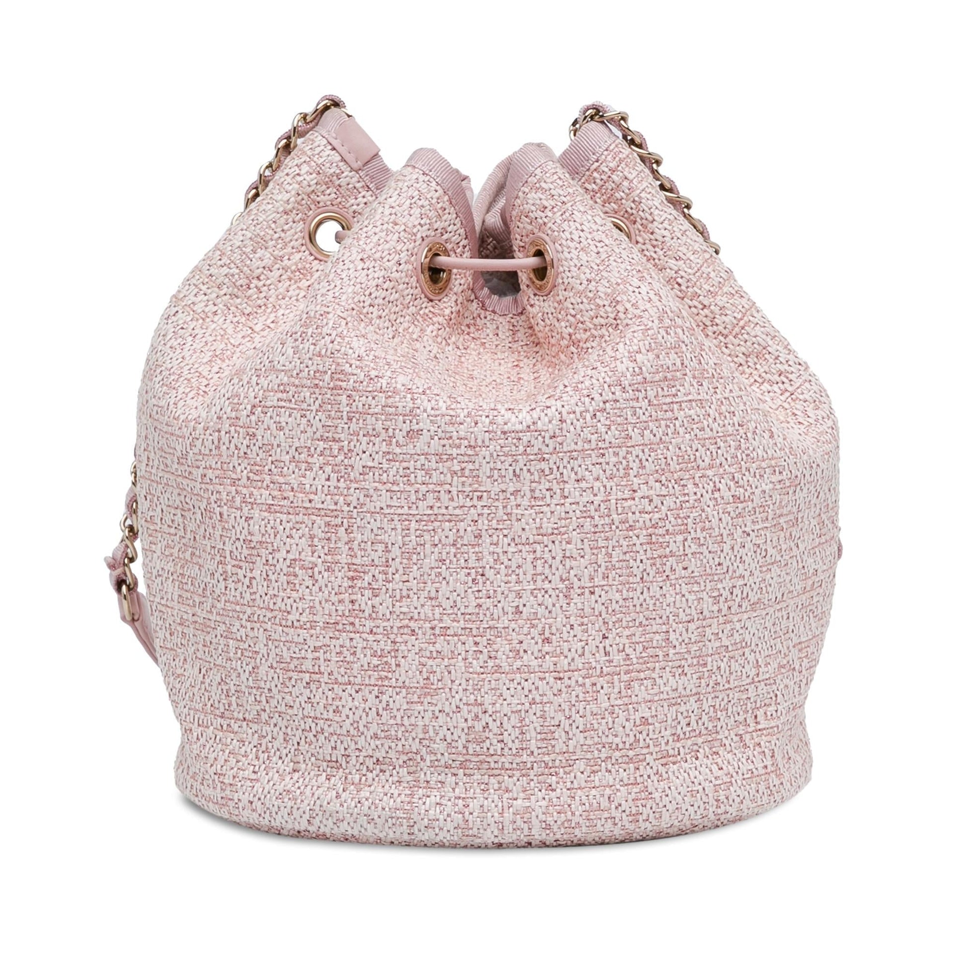 Chanel Tweed Deauville Drawstring Bucket SHG-2B1zbV Jewelry