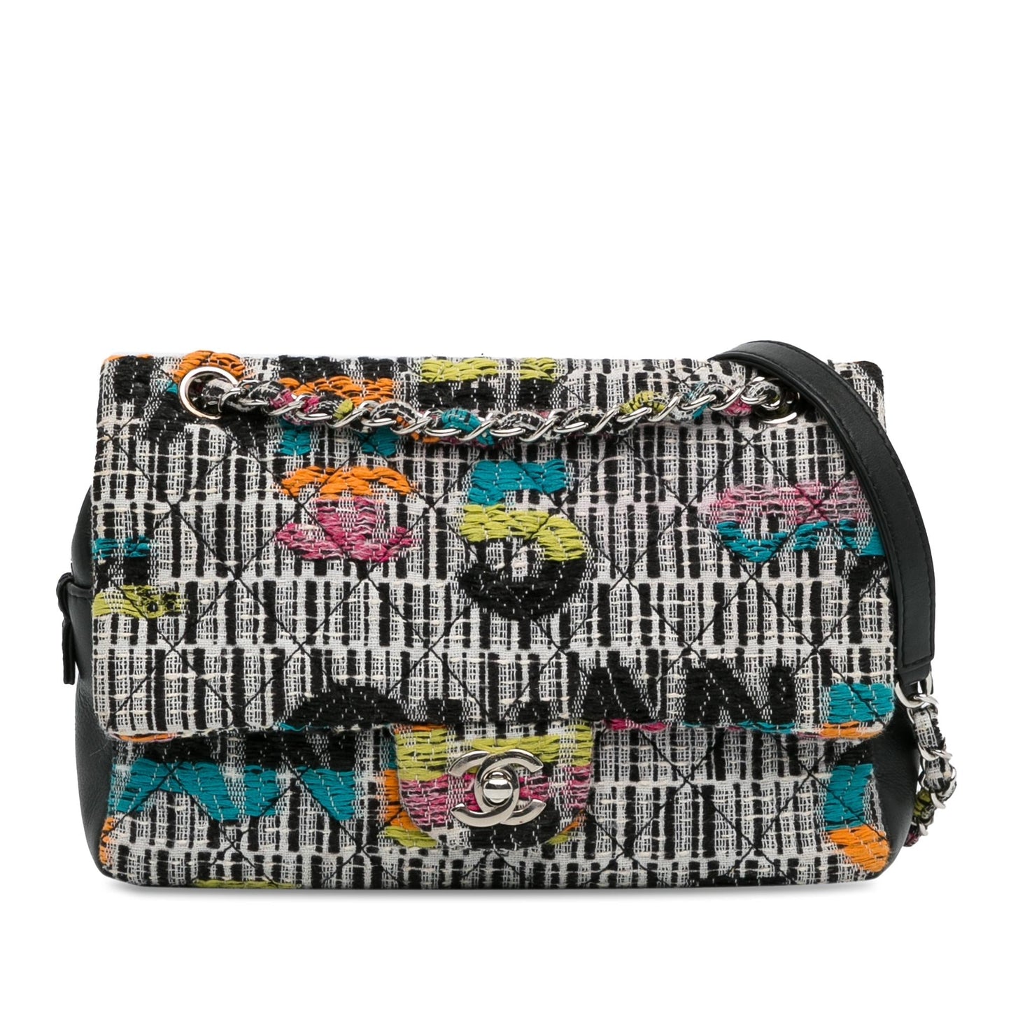 Chanel Tweed Easy Fantasy Flap Handbag Fantasy Flap