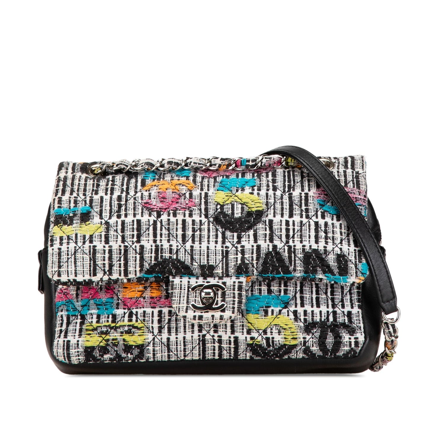 Chanel Tweed Easy Fantasy Flap Handbag Flap 1