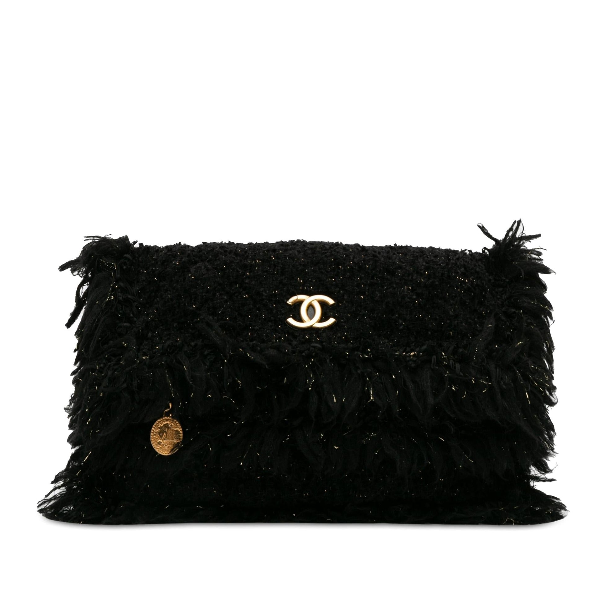 Chanel Tweed Fringe Paris Cosmopolite SHG-ZGXyrX Jewelry