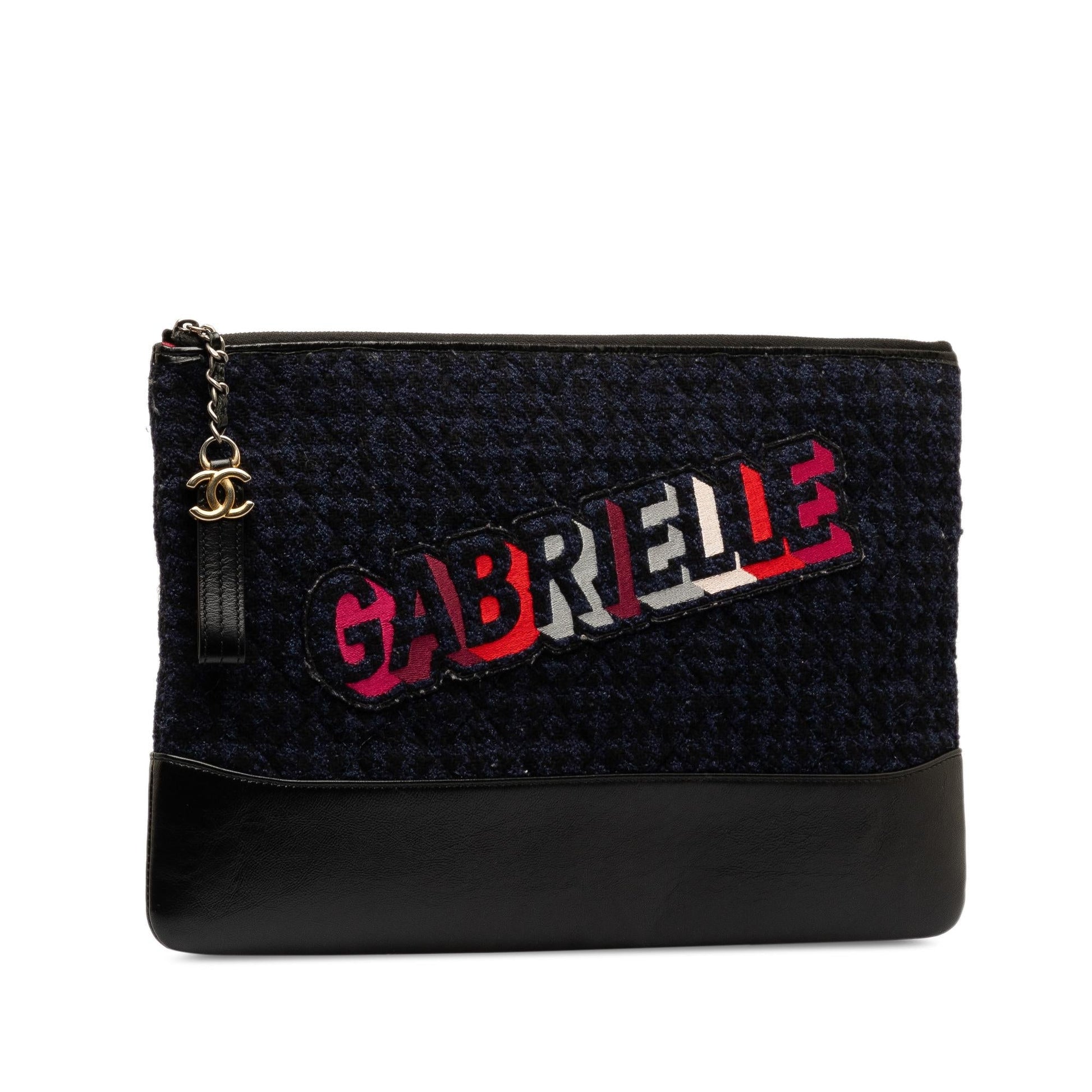 Chanel Tweed Gabrielle SHG-bga3xd Clutch Bag