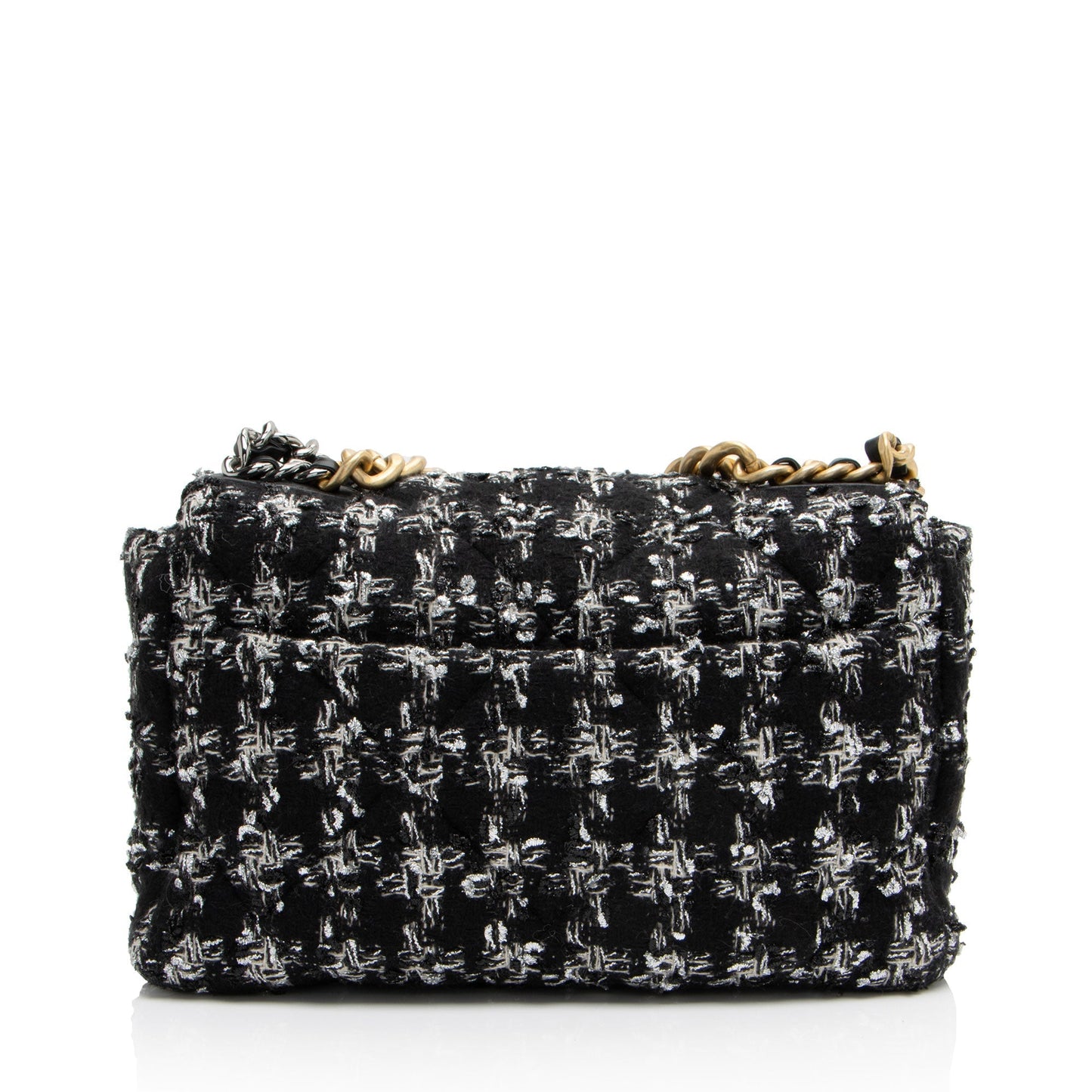 Chanel Tweed Houndstooth 19 Flap Shoulder Bag Shoulder Bag