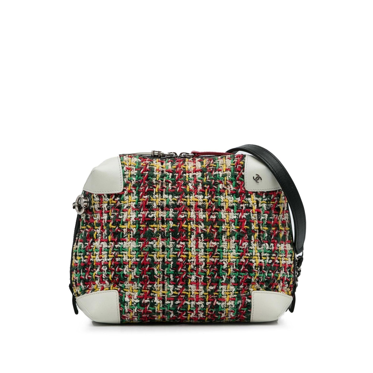 Chanel Tweed Street Allure Camera SHG-FMkfvs Crossbody Bag