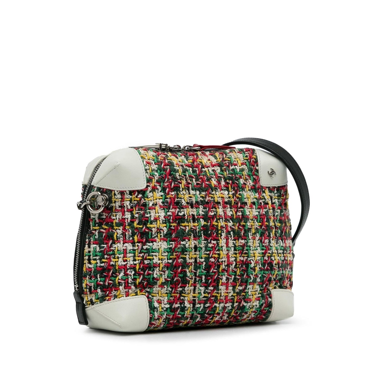Chanel Tweed Street Allure Camera SHG-FMkfvs Crossbody Bag