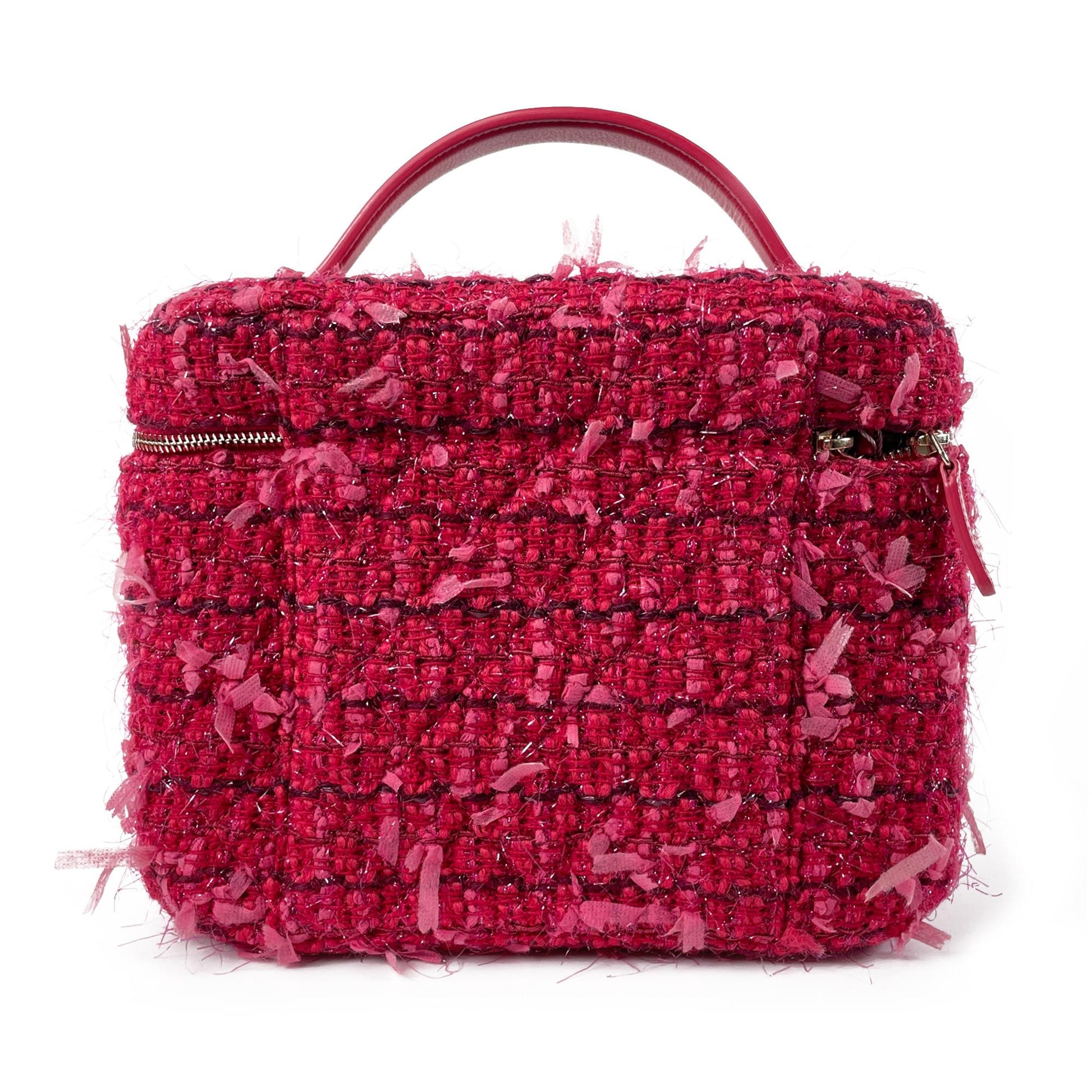 Chanel Tweed Trousse Vanity Kit SHG-PmOT87 Handbag