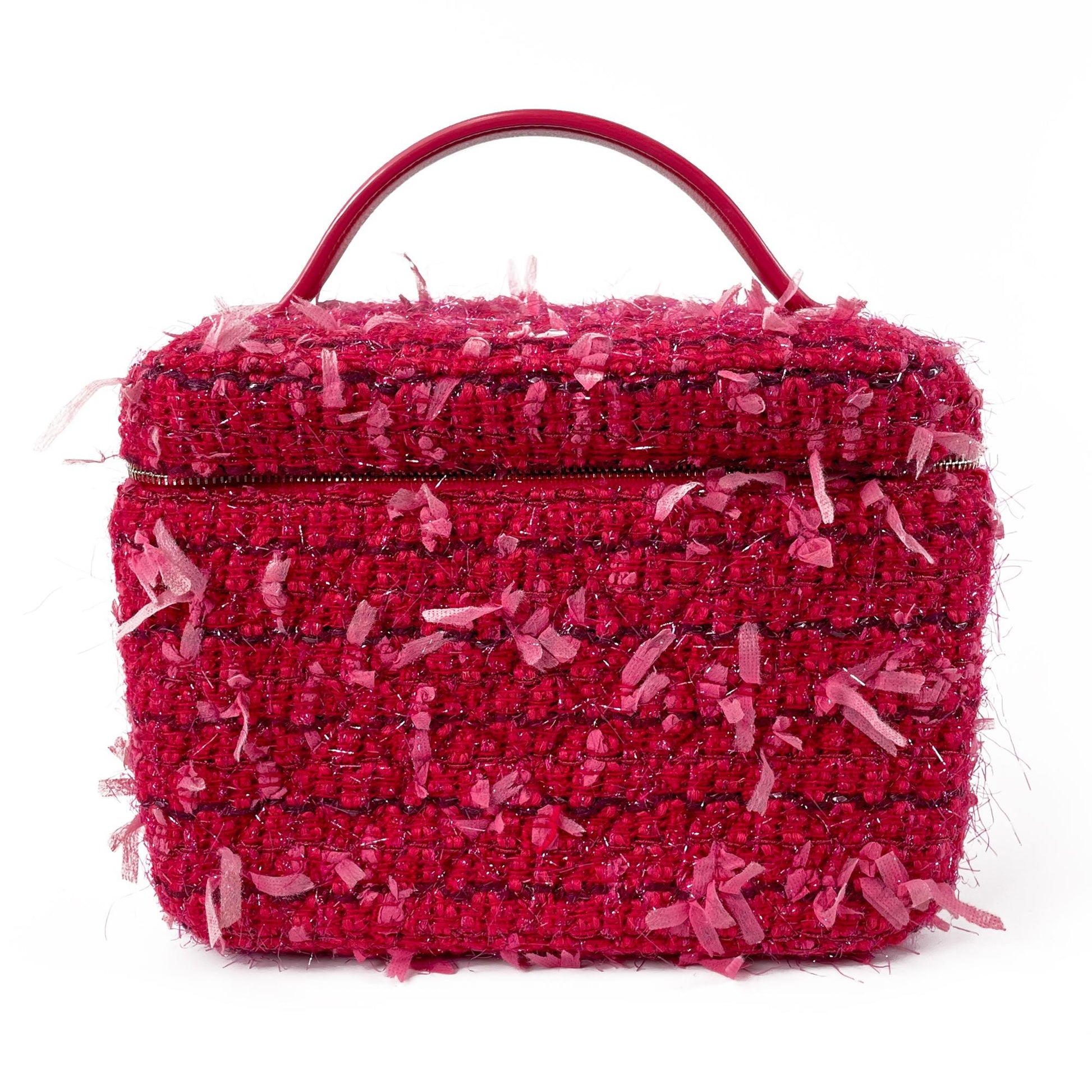 Chanel Tweed Trousse Vanity Kit SHG-PmOT87 Handbag