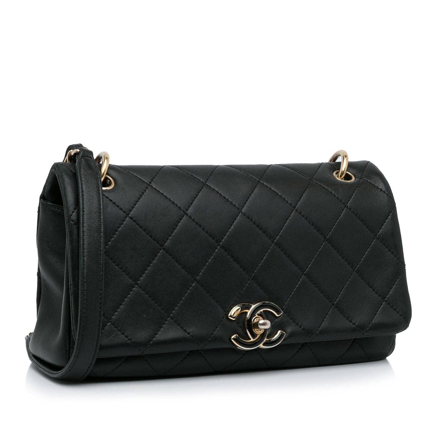 Chanel Twist Enamel CC Flap Shoulder Bag