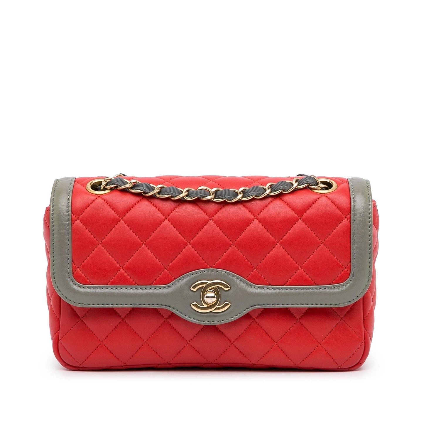 Chanel Two-Tone Day Flap (SHG-hVVcNB)