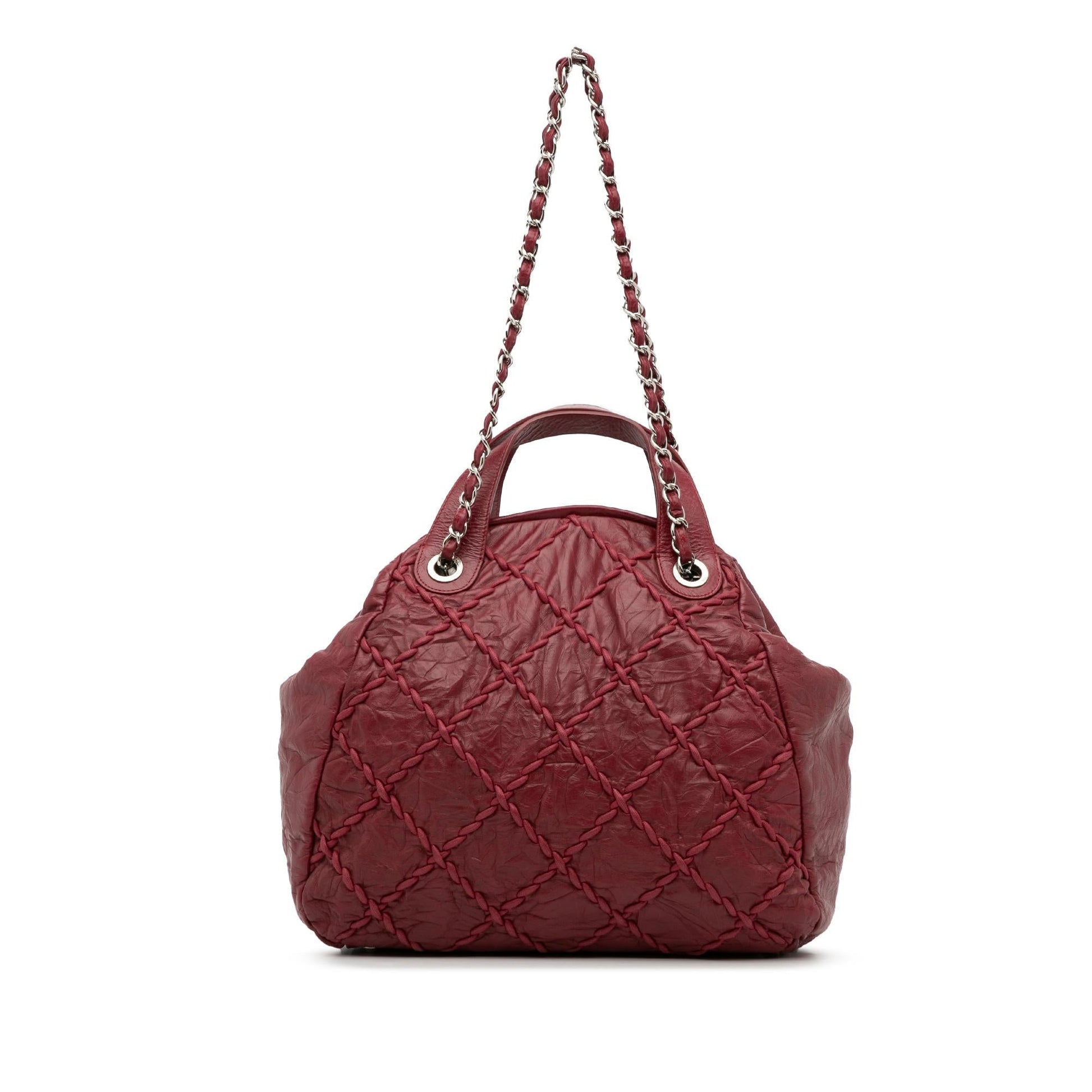 Chanel Ultra Stitch Bowler SHG-sdMuR6 Handbag