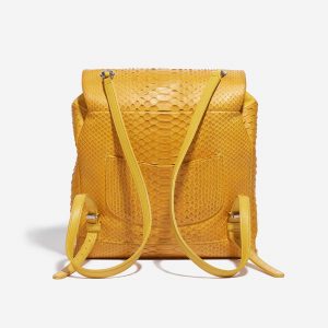 Chanel URBAN SPIRIT PYTHON YELLOW BACKPACK