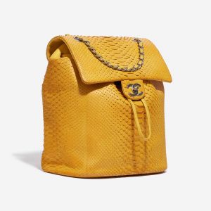 Chanel URBAN SPIRIT PYTHON YELLOW BACKPACK