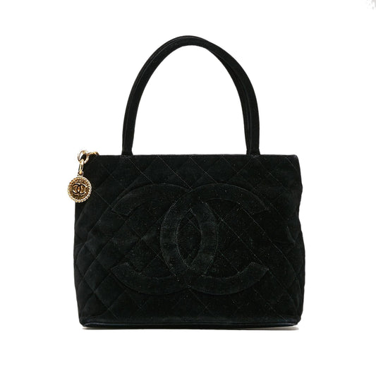 Chanel Velvet Medallion SHG-O6Jpwf Tote Bag