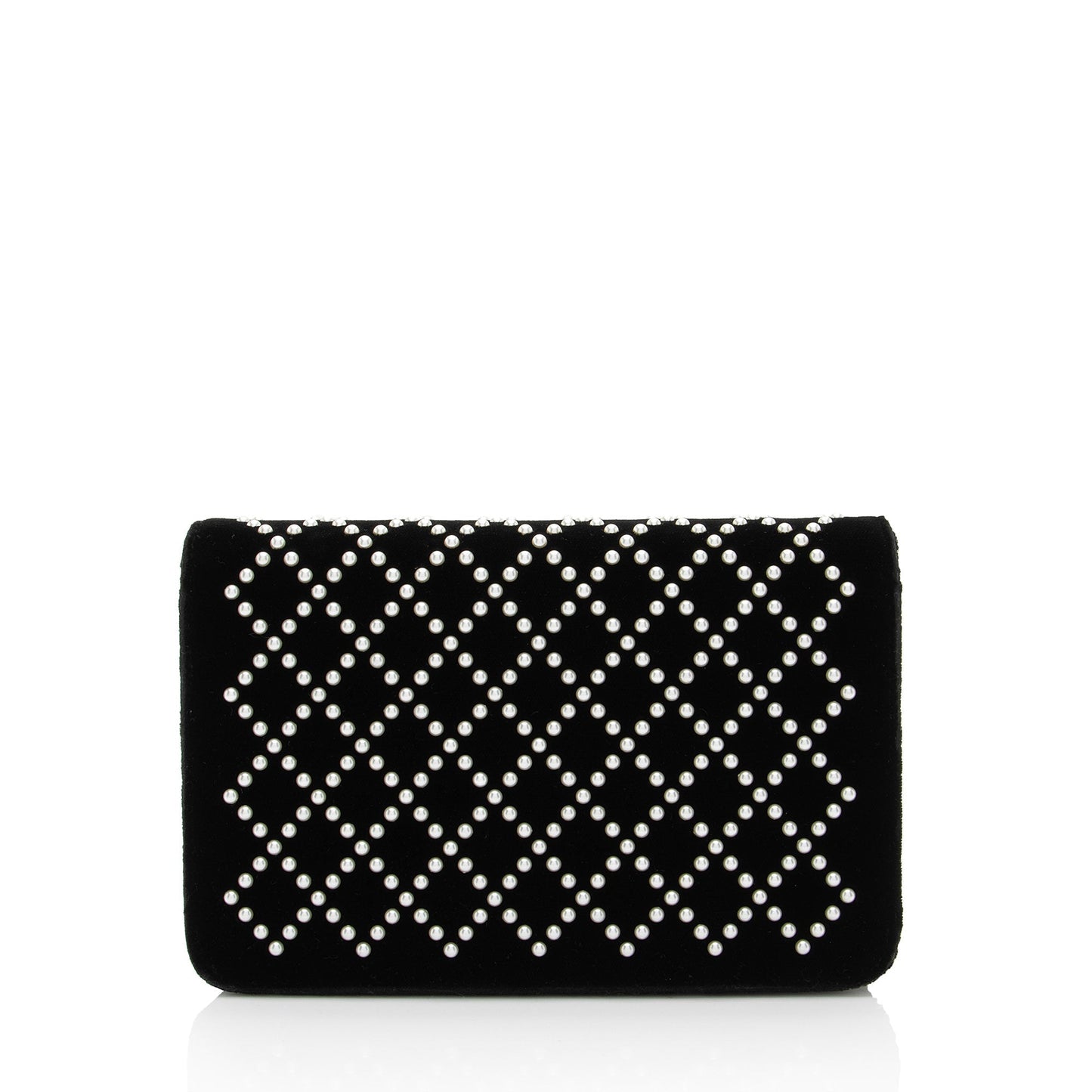 Chanel Velvet Pearl Embellished on SHF-aGIZaD Wallet Case