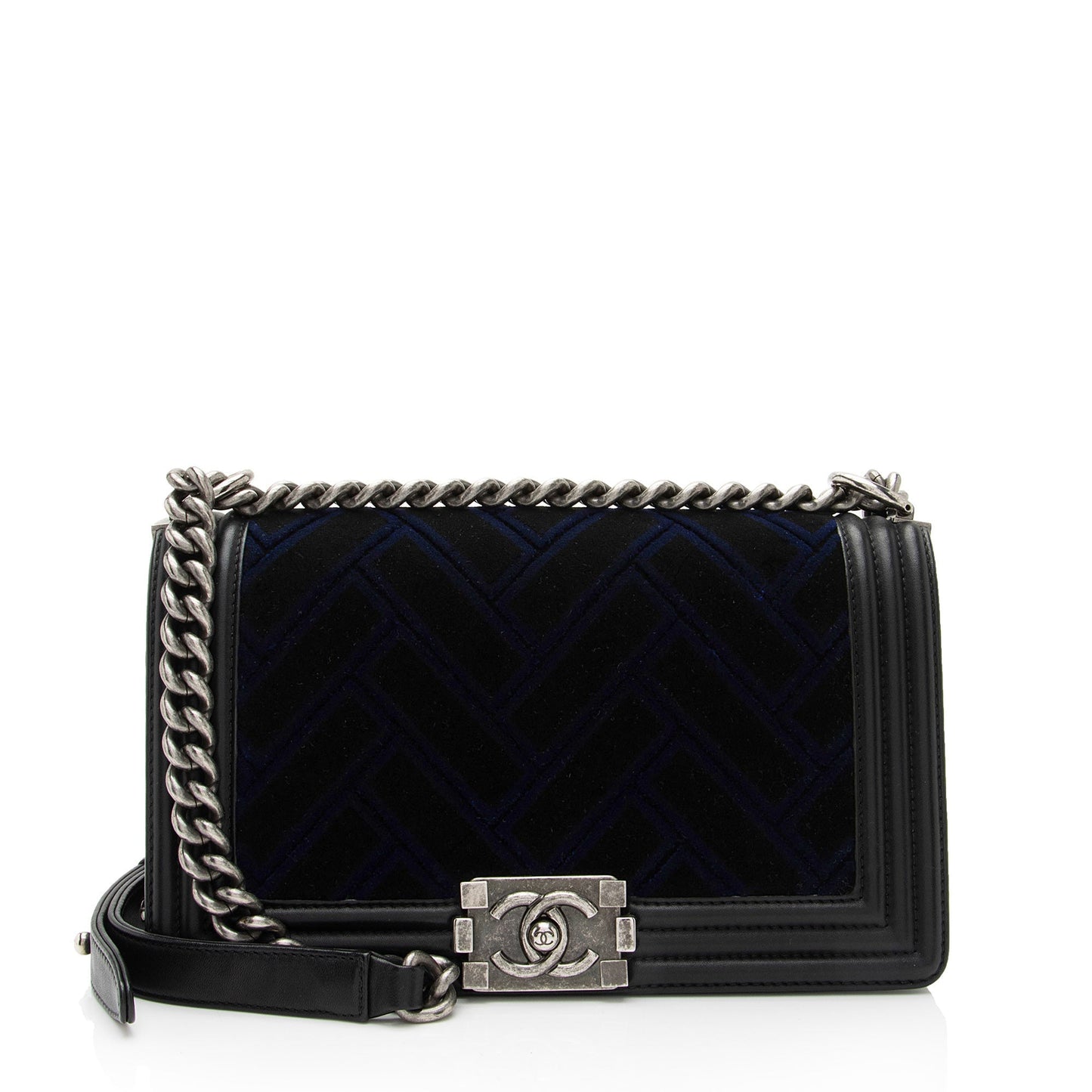 Chanel Velvet Quilted Old Boy SHF-yjKLJH Handbag