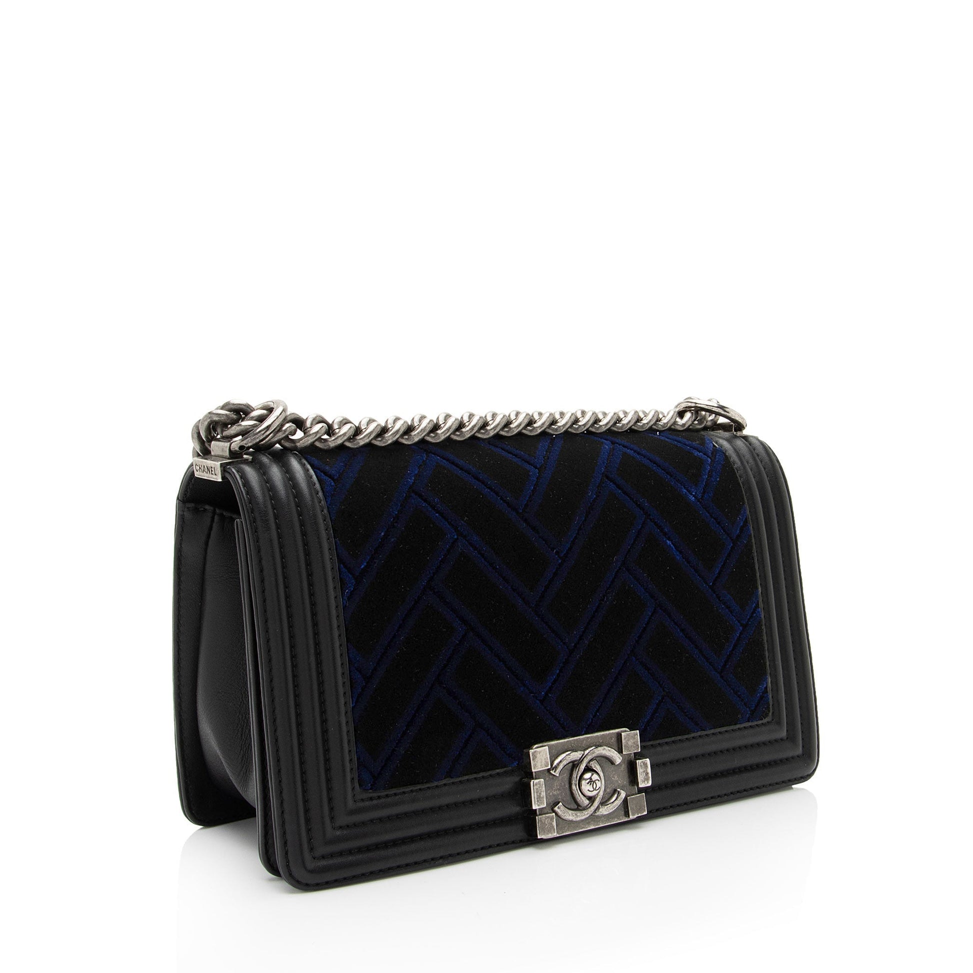 Chanel Velvet Quilted Old Boy SHF-yjKLJH Handbag
