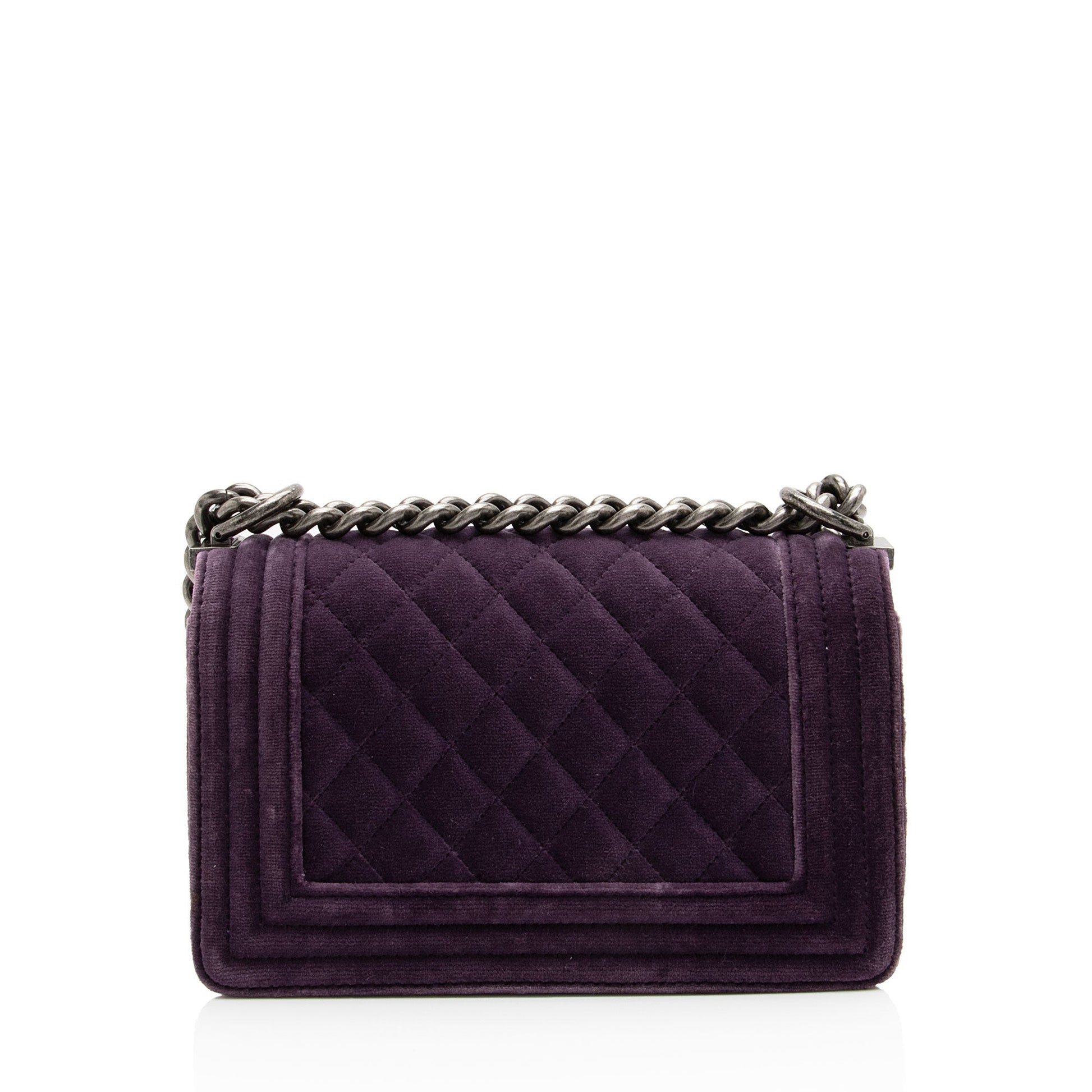 Chanel Velvet Small Boy Bag (SHF-f64Ll3)