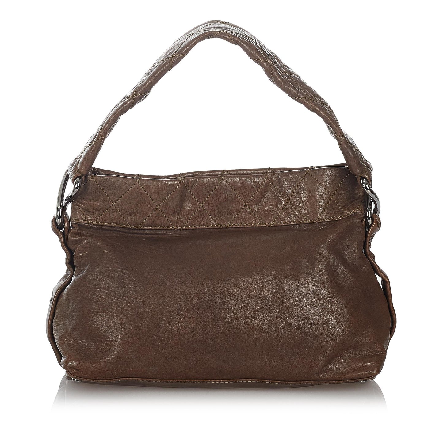 Chanel Wild Stitch Lambskin SHG-a7mS1k Leather Shoulder Bag