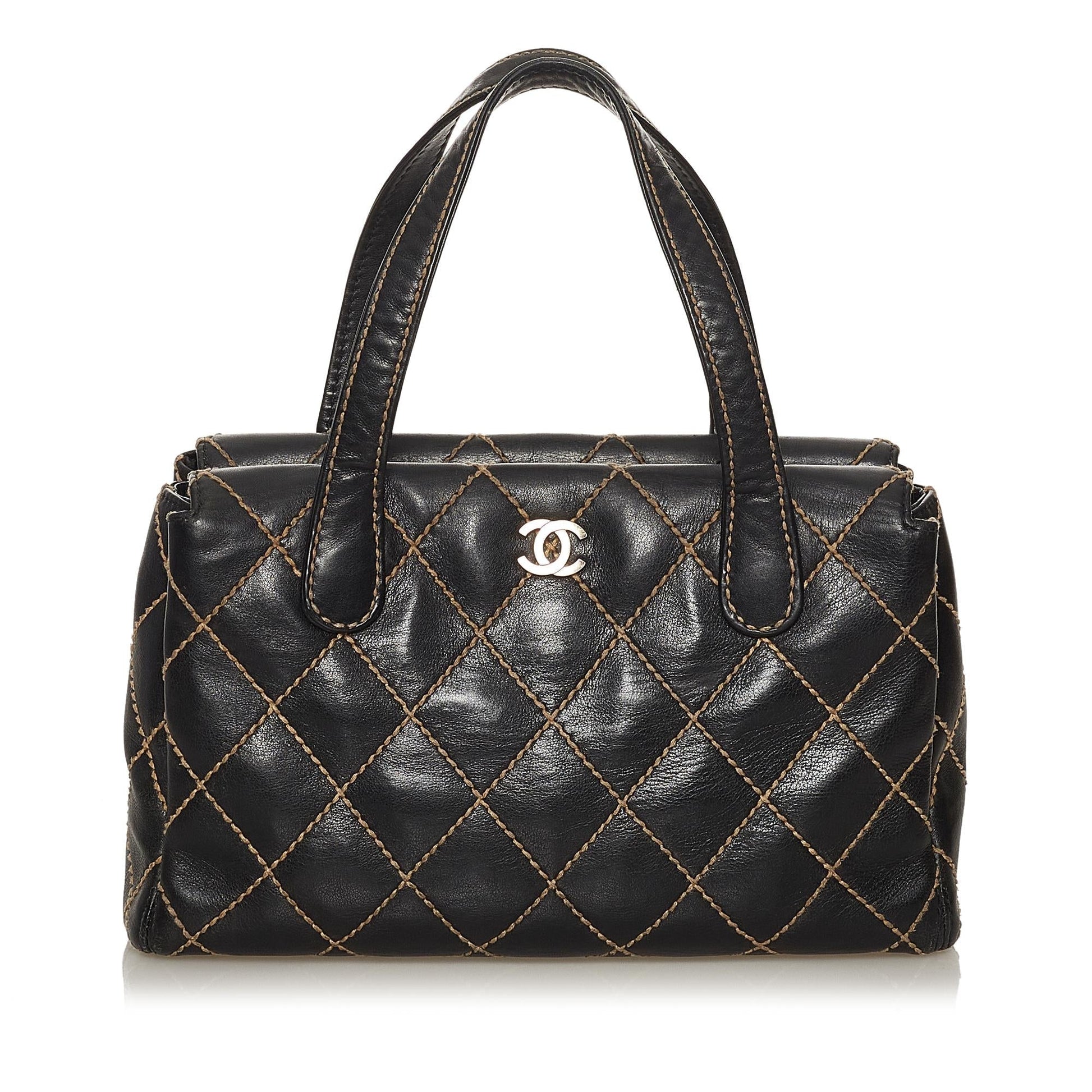 Chanel Wild Stitch SHG Leather Handbag