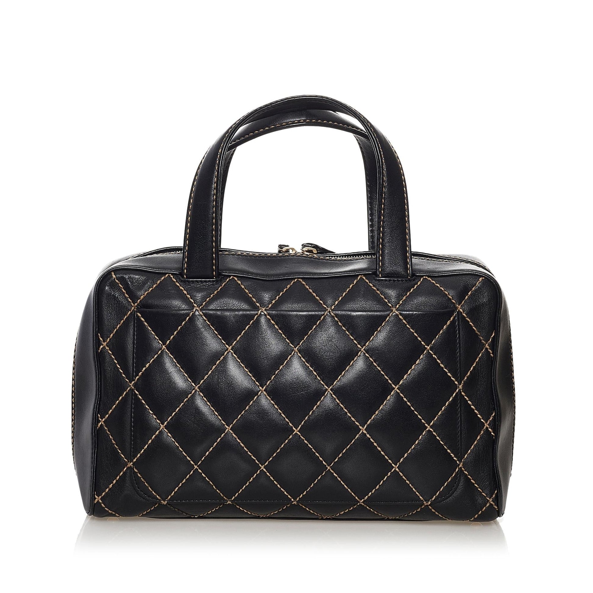 Chanel Wild Stitch SHG Leather Handbag Handbag Shg