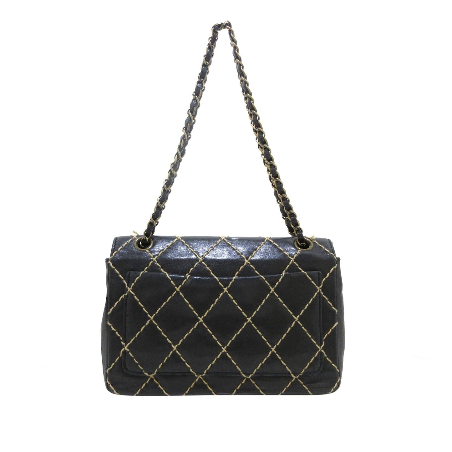 Chanel Wild Stitch Single Flap SHG-gB2uOe Shoulder Bag