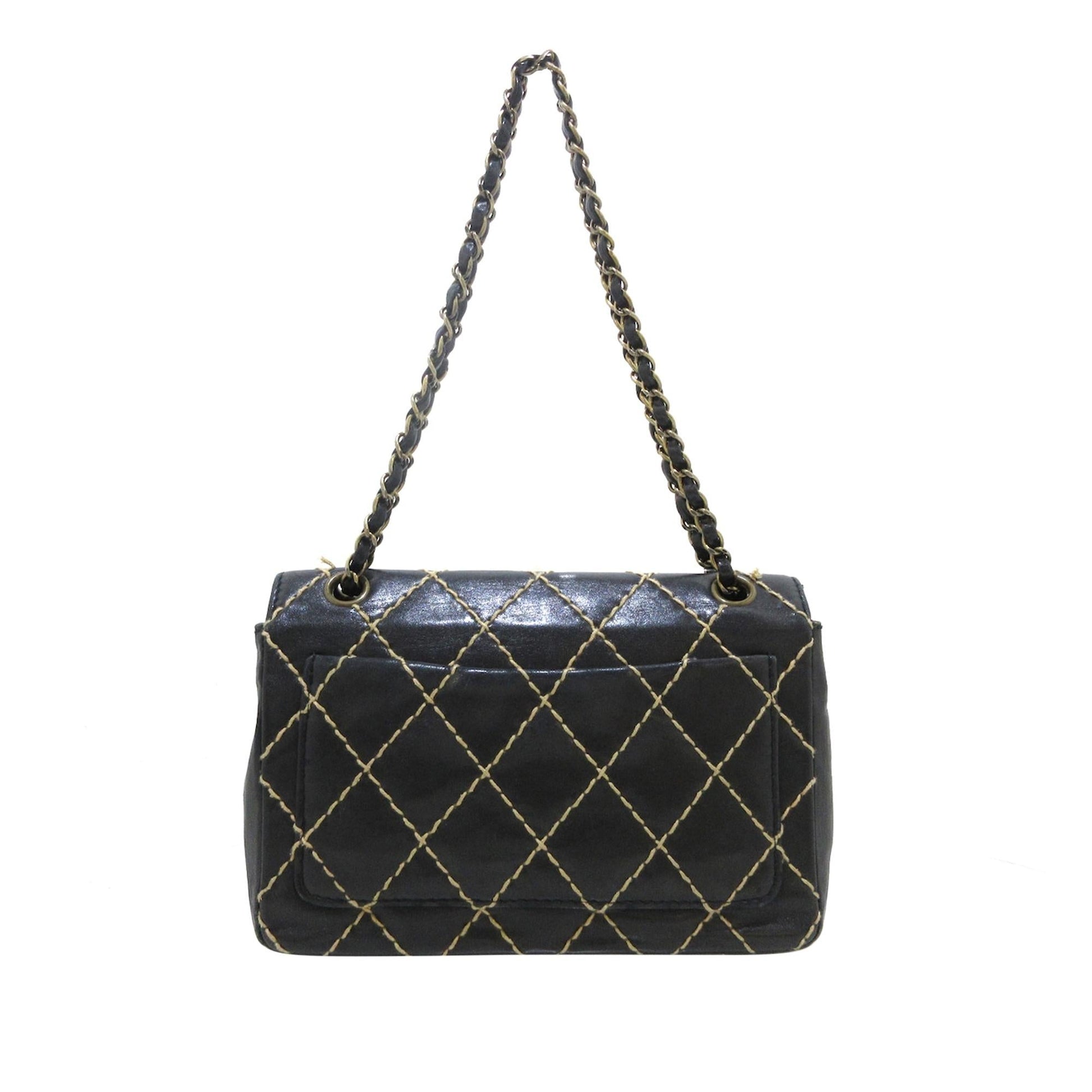 Chanel Wild Stitch Single Flap SHG-gB2uOe Shoulder Bag