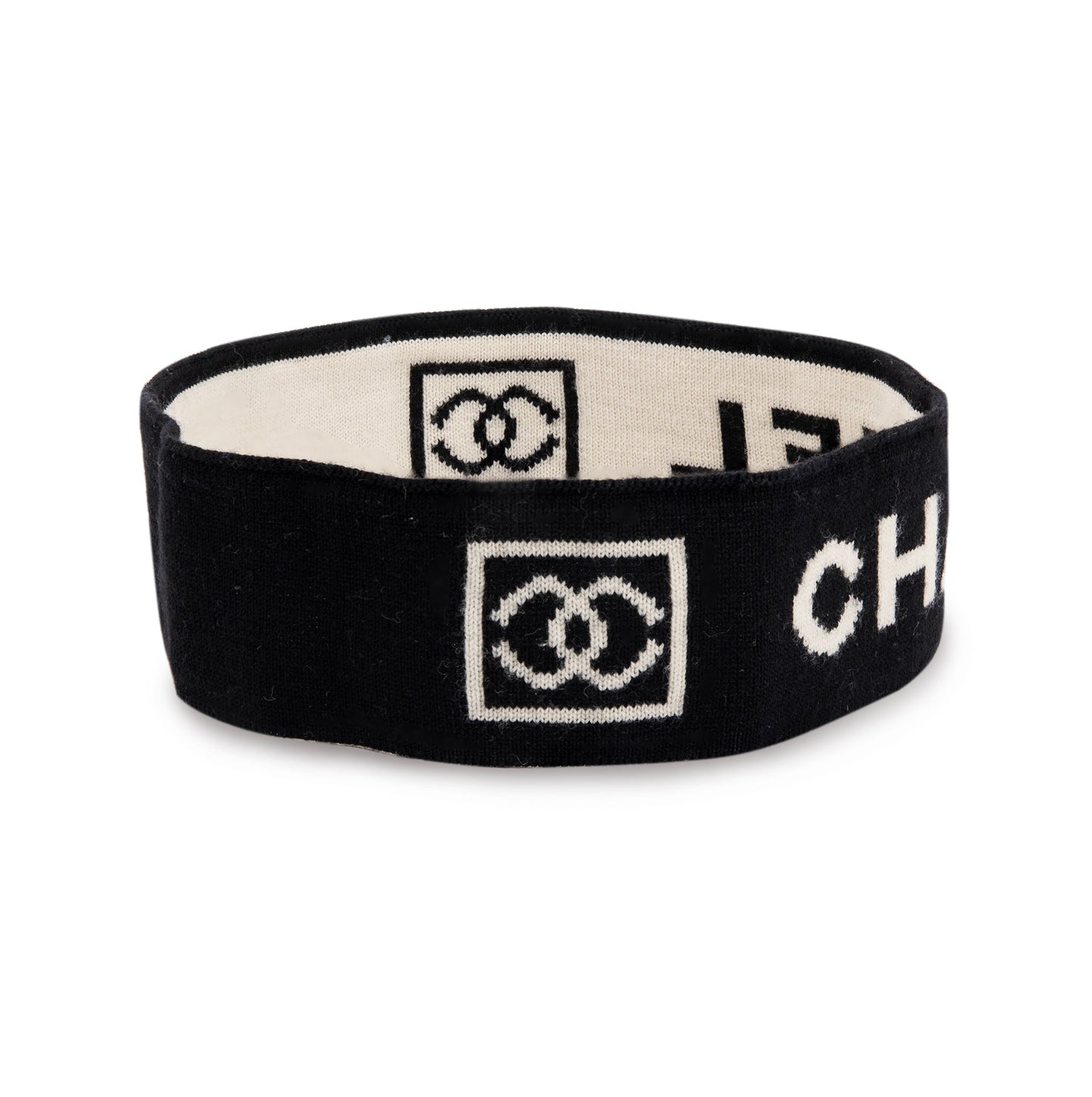 Chanel Wool Sport Ligne Headband Travel Bag
