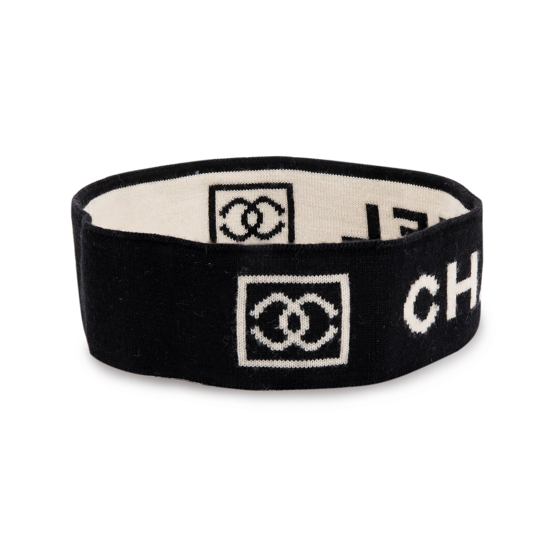 Chanel Wool Sport Ligne Headband Travel Bag