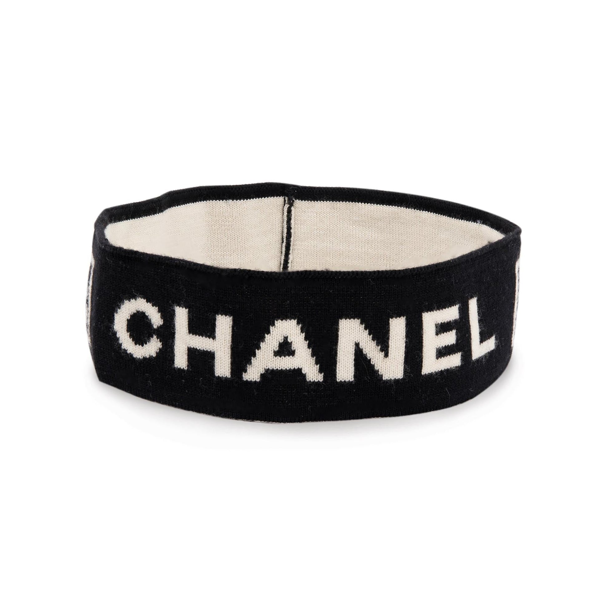 Chanel Wool Sport Ligne Headband Travel Bag