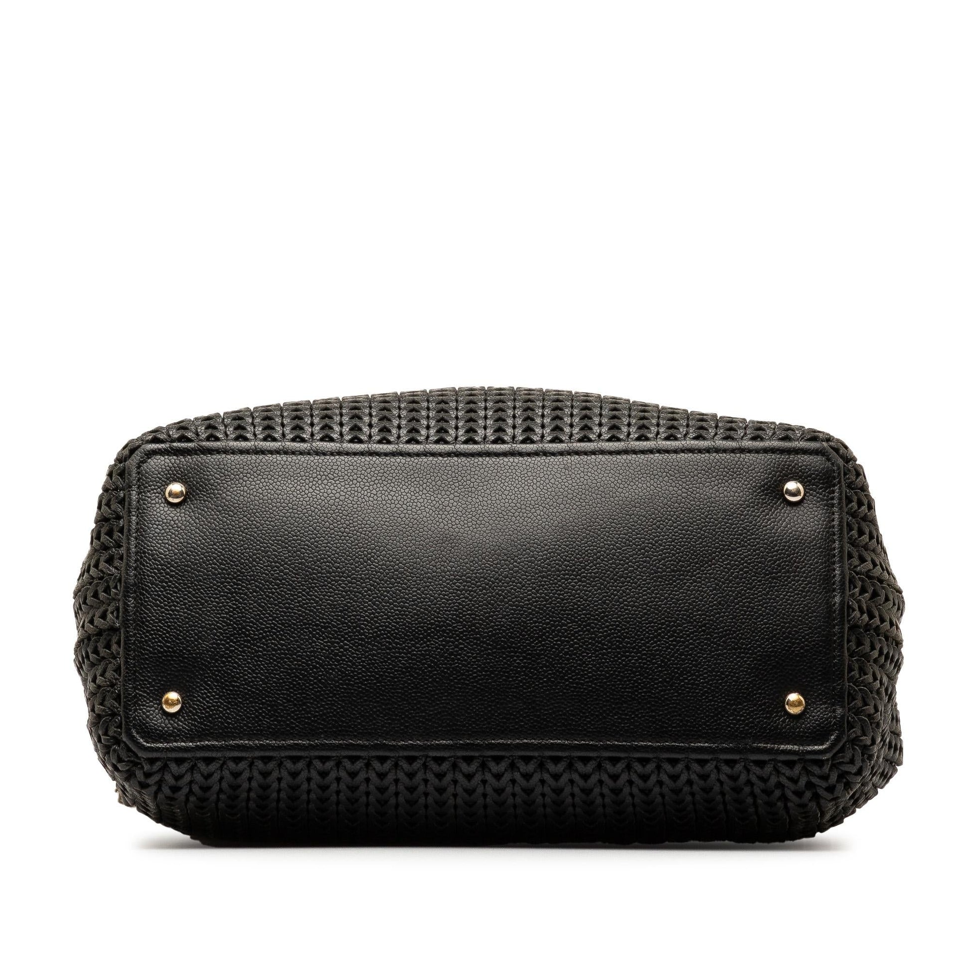 Chanel Woven Caviar Leather Tote (SHG-r7jUZ9)