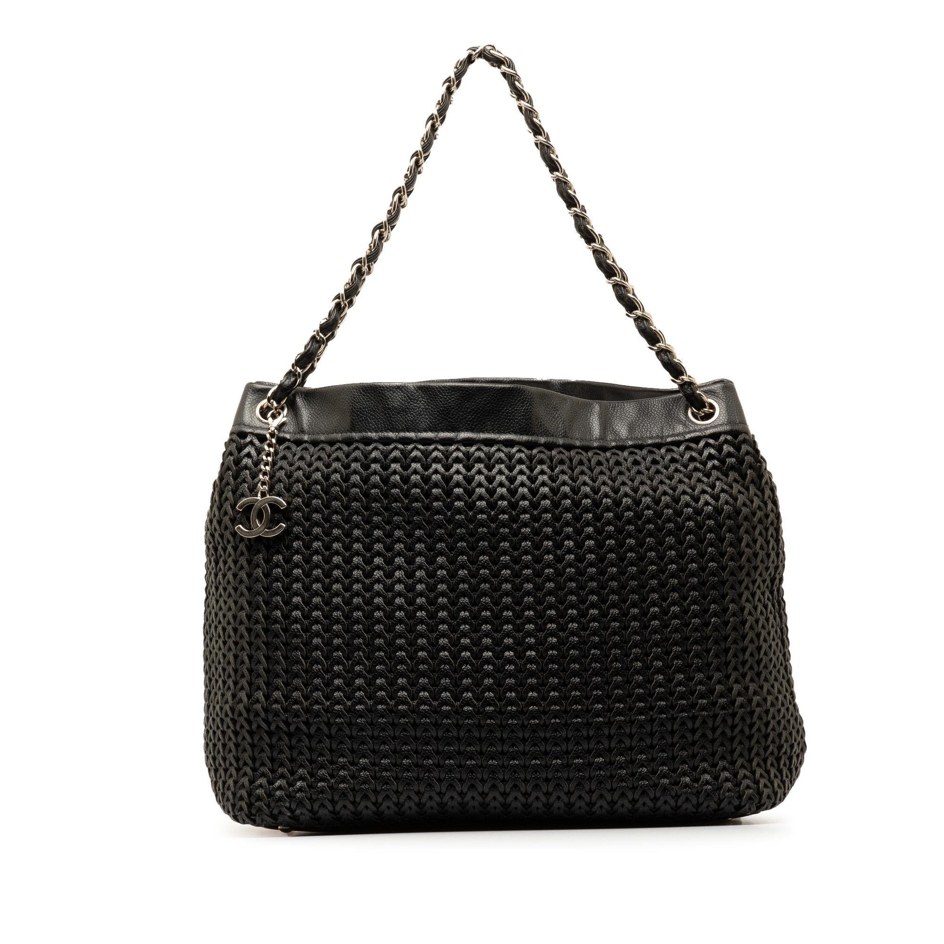 Chanel Woven Caviar SHG-r7jUZ9 Leather Tote Bag