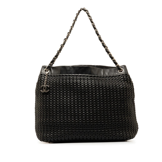 Chanel Woven Caviar SHG-r7jUZ9 Leather Tote Bag