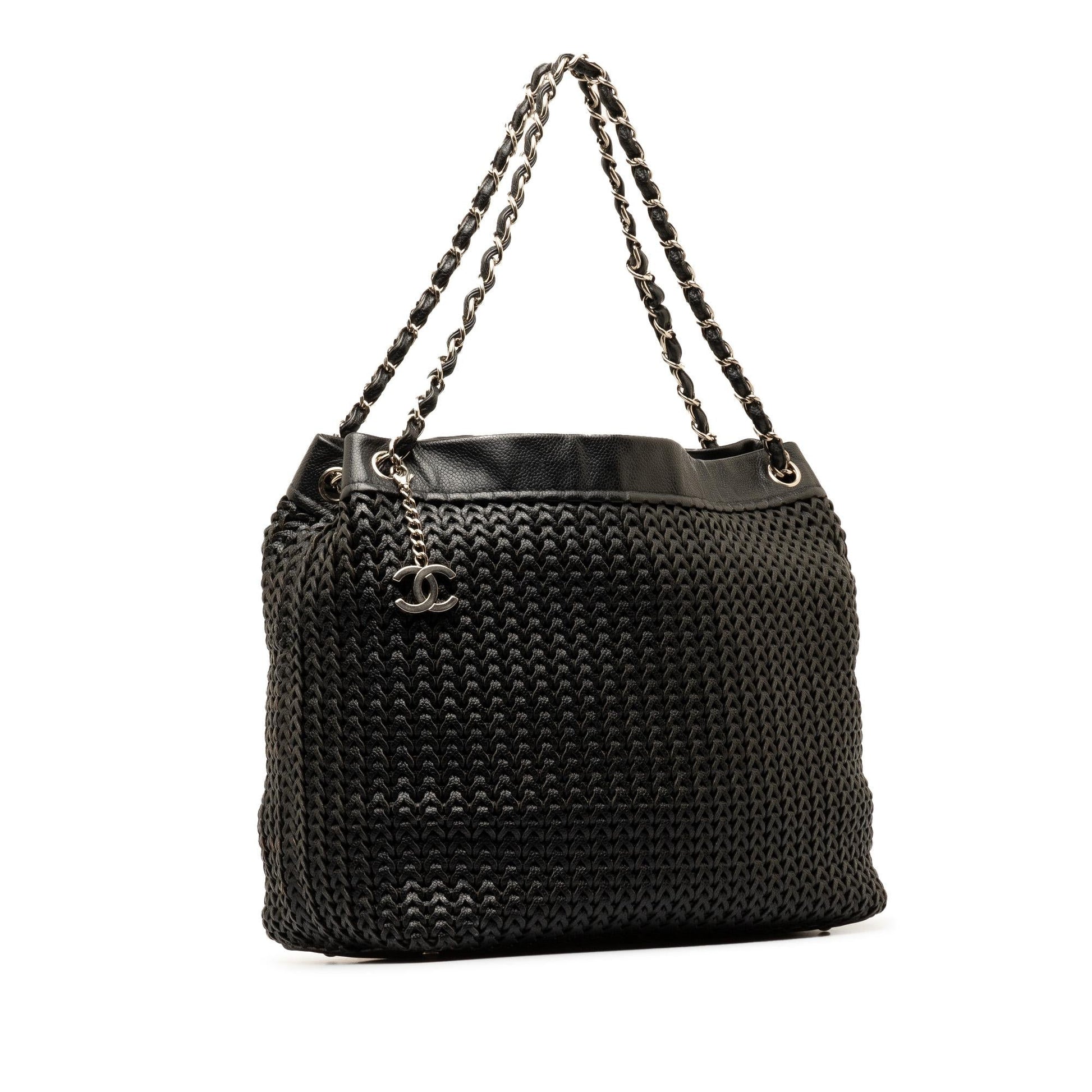 Chanel Woven Caviar SHG-r7jUZ9 Leather Tote Bag