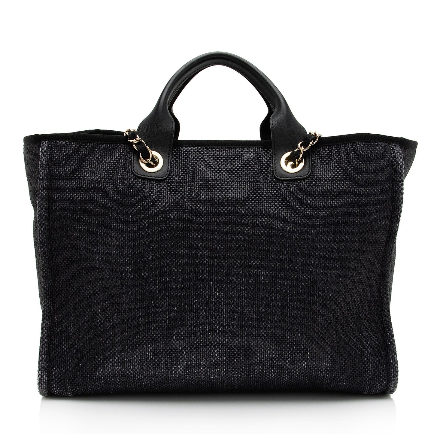 Chanel Woven Straw Deauville SHF-xRiJ8n Tote Bag