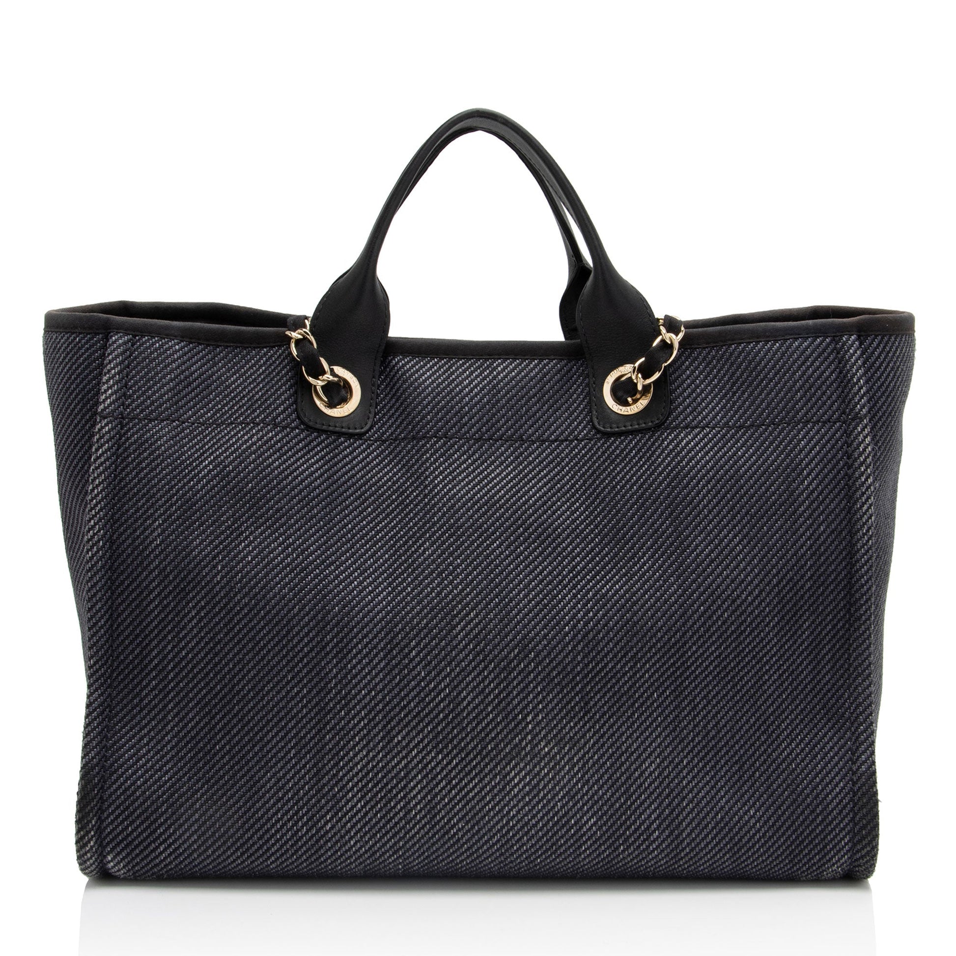 Chanel Woven Straw Deauville SHF-oXD7wn Tote Bag