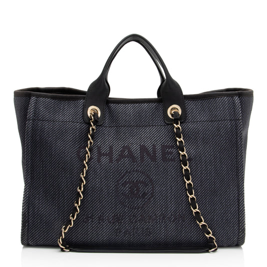 Chanel Woven Straw Deauville Medium Tote (SHF-oXD7wn)