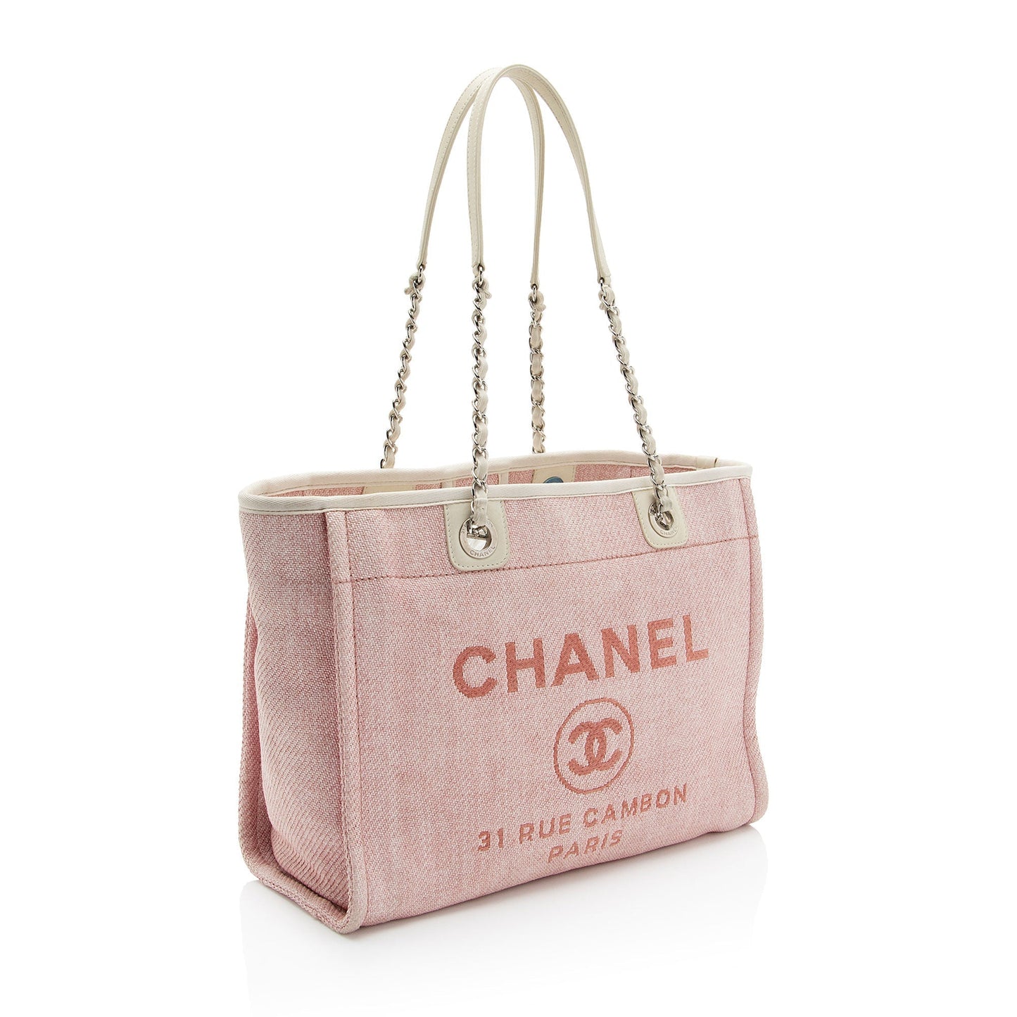 Chanel Woven Straw Deauville Small Tote (SHF-dndV47)