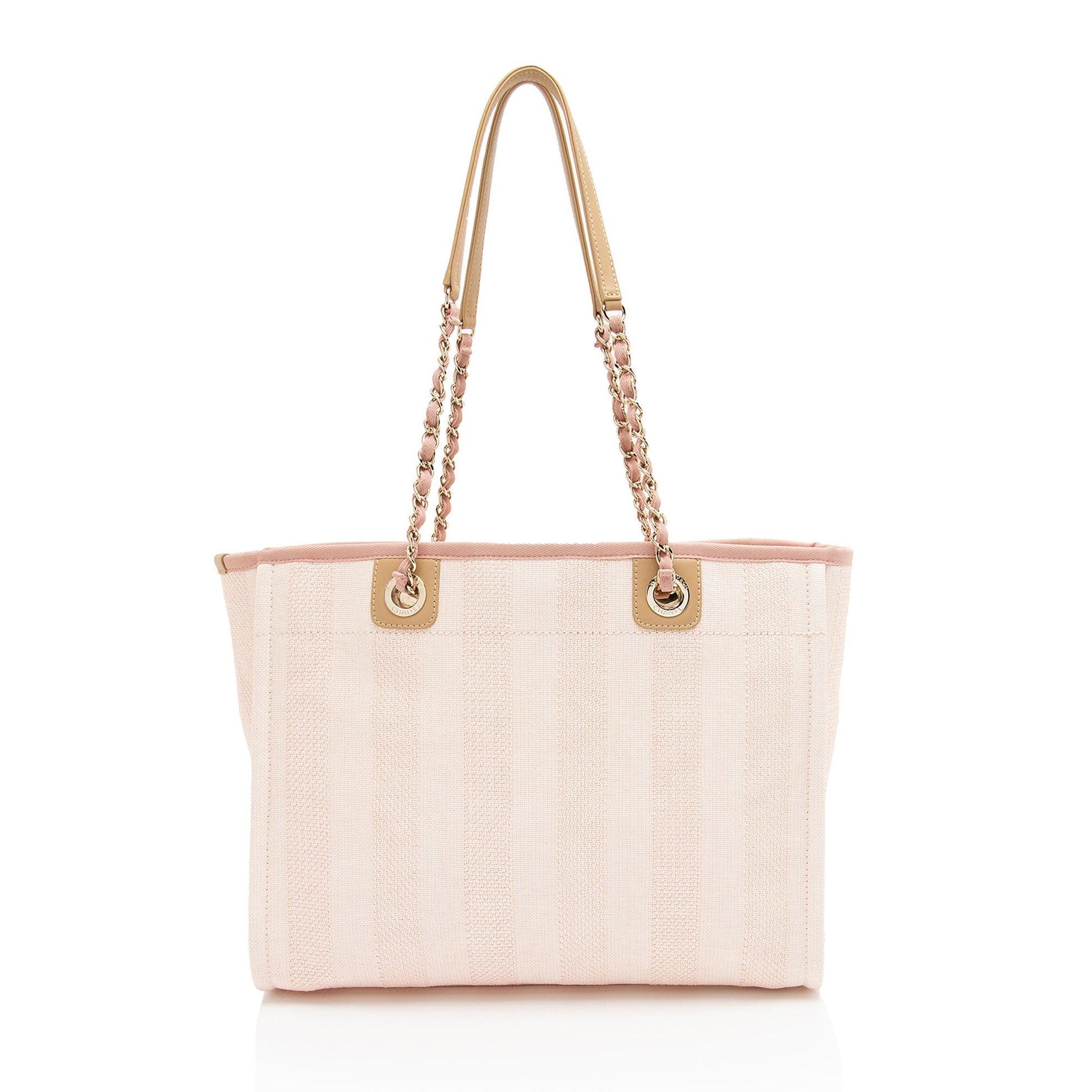 Chanel Woven Straw Deauville Small Tote Bag Shf Vwuyhk
