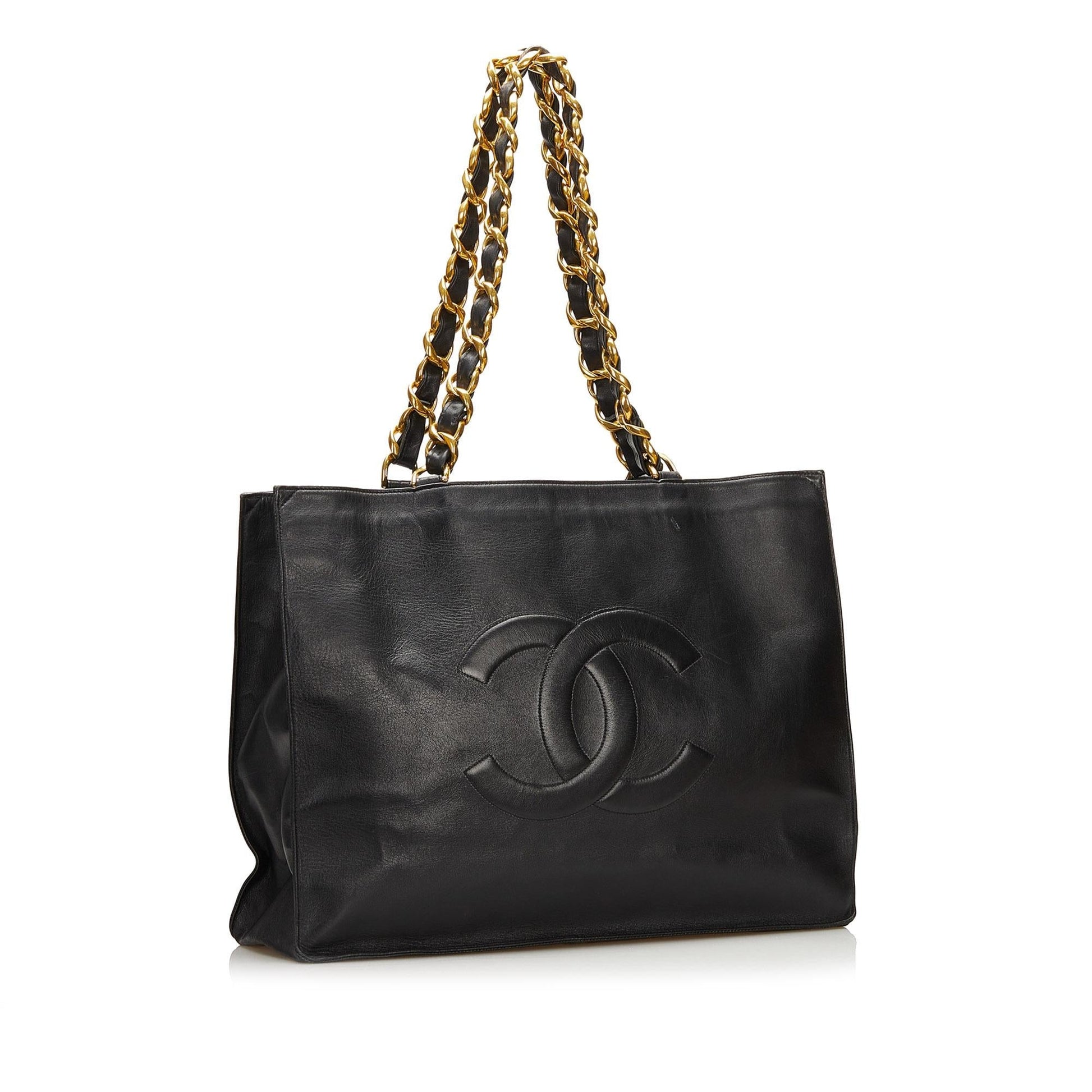 Chanel XL CC Lambskin SHG Tote Bag