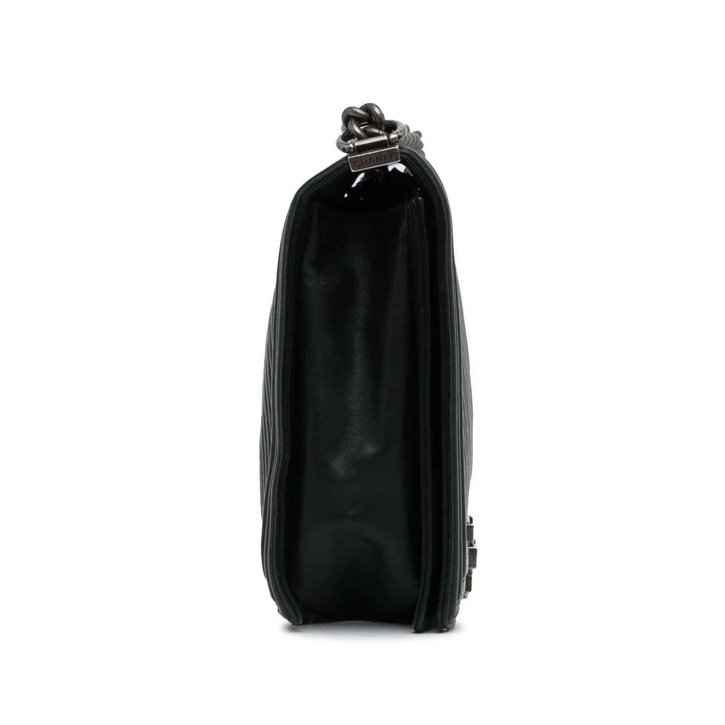 Chanel Xl Chevron Boy Flap (Shg-Wqzfrd) Bag