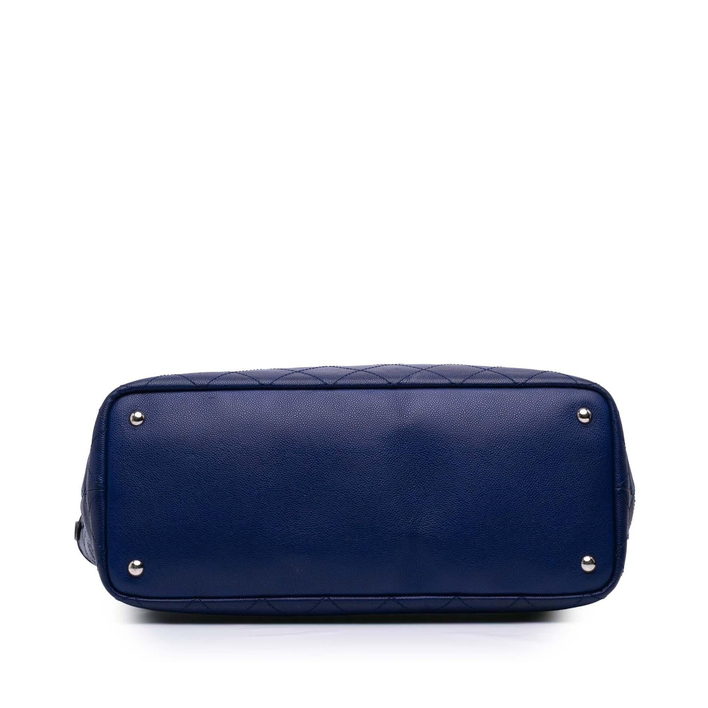 Chanel XL Quilted Caviar Shopping Fever Tote Bag