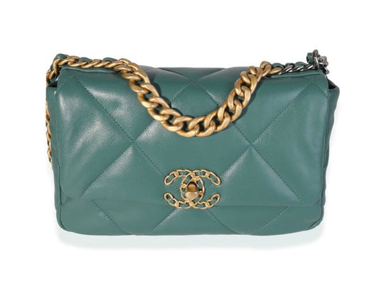 Chanel 19 QUILTED FLAP Shoulder Bag