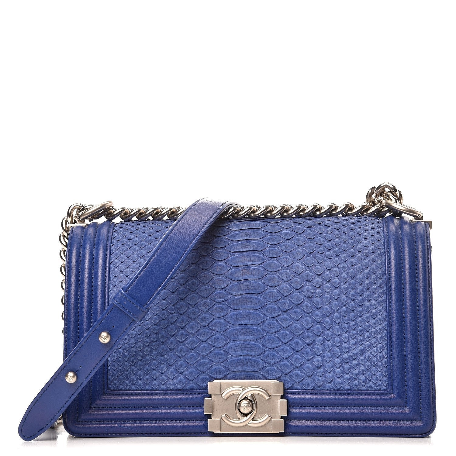 Chanel MATTE PYTHON BOY FLAP -HS Shoulder Bag