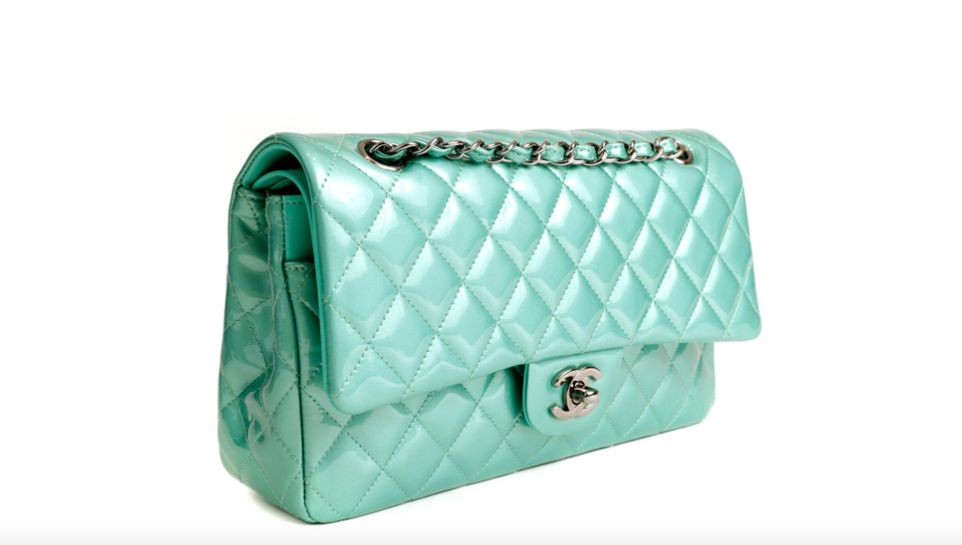 Chanel CLASSIC FLAP PATENT Leather Shoulder Bag