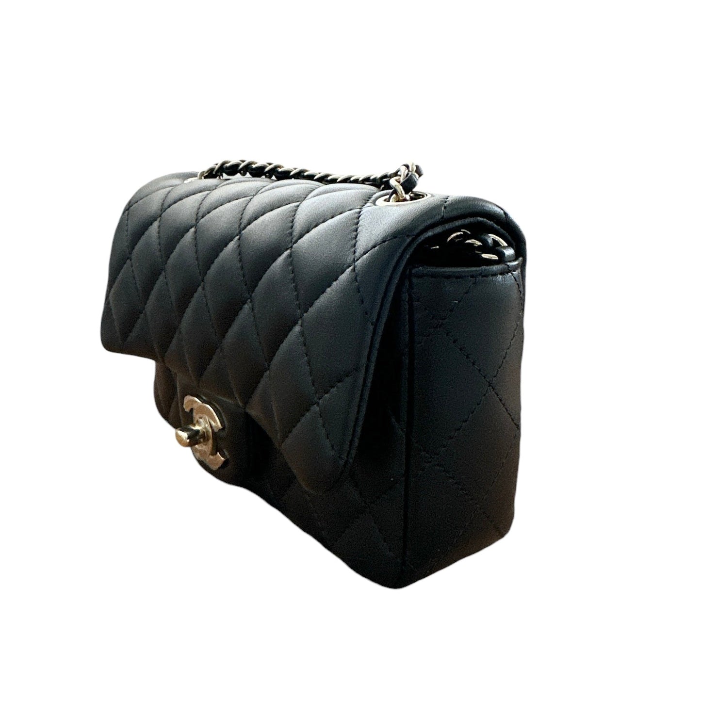 Chanel Extra Mini Rectangular Flap Bag - Black (NWT)