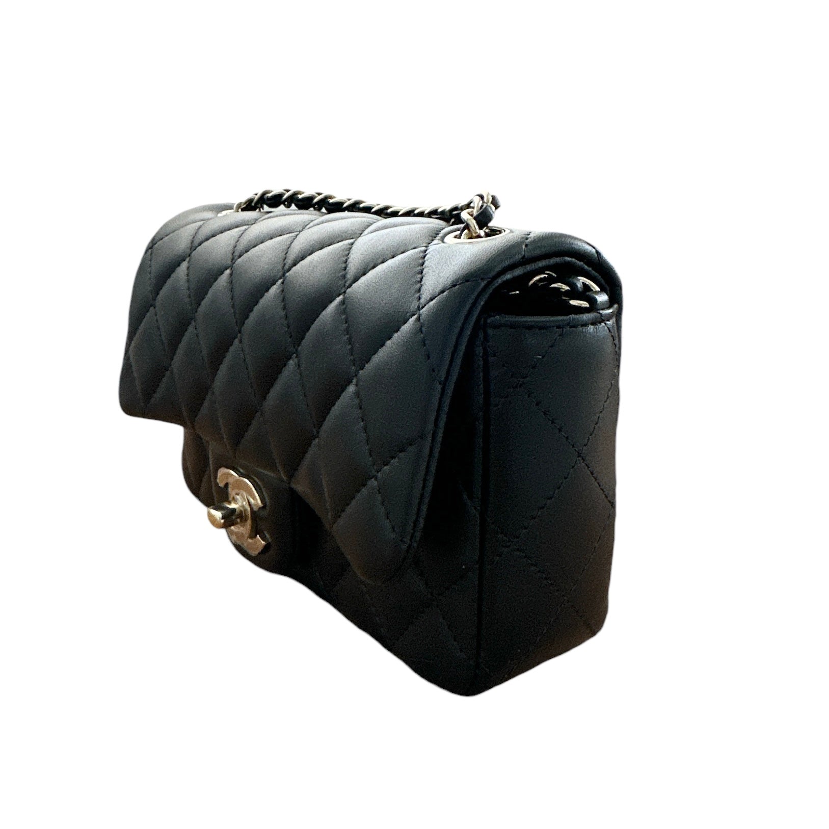 Chanel Extra Mini Rectangular Flap Bag - Black (NWT)