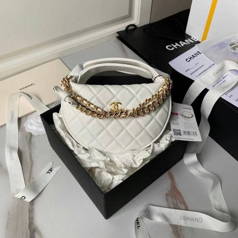 Chanel Round Hand Bag Handbag