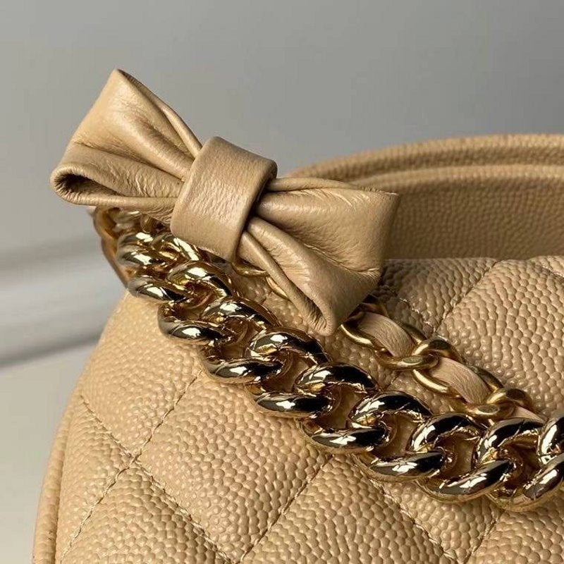 Chanel Round Hand Bag Handbag Bag Bg02771