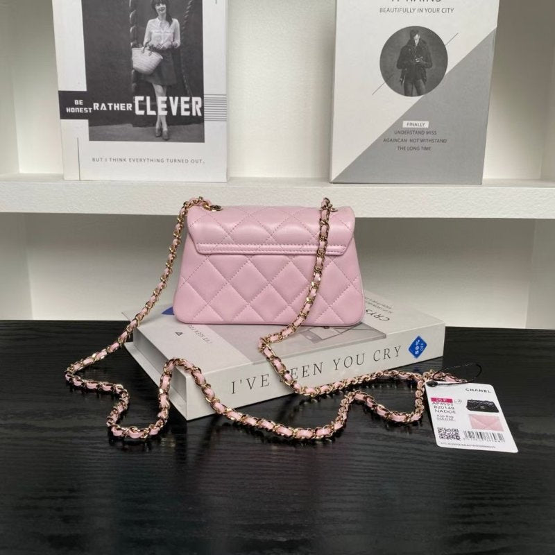 Chanel Hand Bag Small Chain Handbag Bag Bg0525120