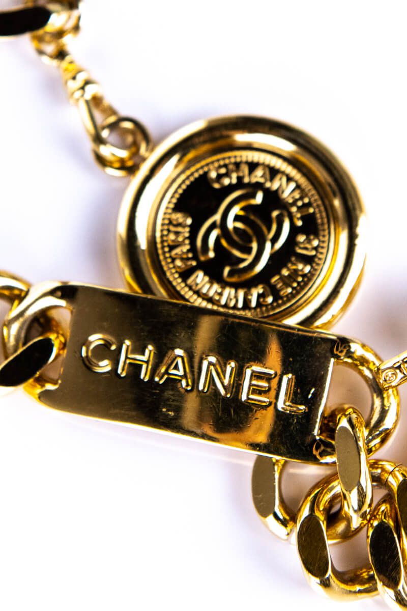 Chanel Gold Chain Link Belt Bag